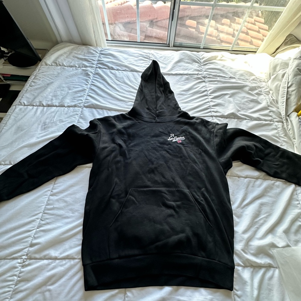 Brand Seen New Black Hoodie Sweater “Jon’s Finishe”